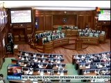 Aprueba parlamento de Kosovo disolverse previo a próximos comicios