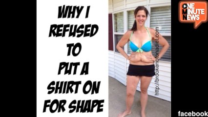 Shape Magazine and Brooke:Not On A Diet Face Off Over Picture