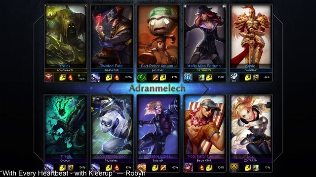 Replay League of Legends - Dimanche 4 Mai 2014