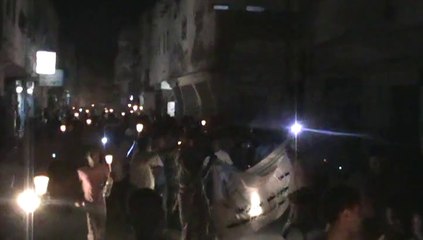 ... مسيرة الحراك التهامي الليلية...  مسيرة الشموع 5/7/2014م