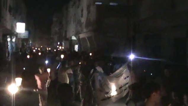 ... مسيرة الحراك التهامي الليلية... مسيرة الشموع 5/7/2014م