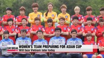South Korean women’s team prepare for Asian Cup