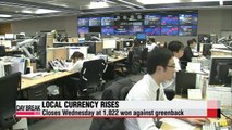 Korean won rises to highest level against greenback in 5 years