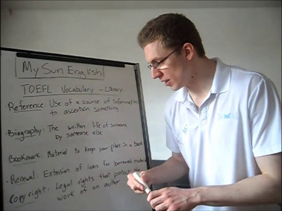TOEFL & IELTS - Vocabulary - Library