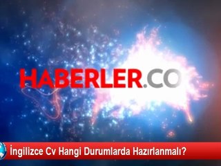 İngilizce Cv Hangi Durumlarda Hazırlanmalı?