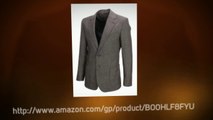 Big Sale! FLATSEVEN Mens Slim Fit Two Button Wool Blazer Jacket