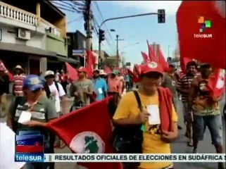 Brasil:Trabajadores Sin Tierra siguen su lucha por una reforma agraria