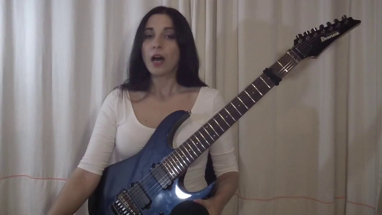 A Major 7th Tapping Arpeggio in the Style of Michael Romeo - Lead Guitar Lesson