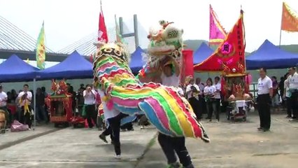 Human Mobile Stage 84B,  2014 Tin Hau Festival, Lion Dance Kung Fu