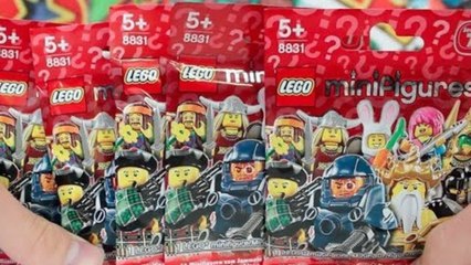 Opening 5 Lego Mini Figure Lego Series 7 Blind Bags!!