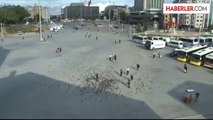 Taksim Meydanı Güvercinlere Kaldı