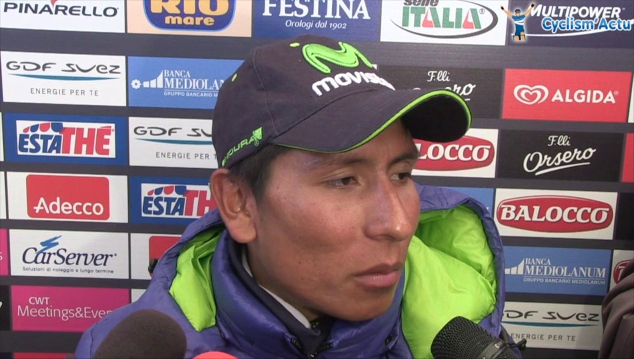 Nairo Quintana, maillot rose de la 20e étape du Tour d'Italie - Giro d'Italia 2014