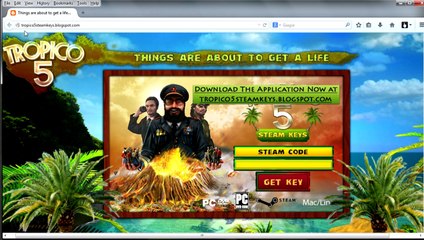 Tropico 5 free Steam Keys No Torrent Version