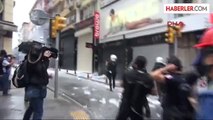 Beşiktaş'tan Taksim'e Yürüyen Gruba Polis Müdahalesi