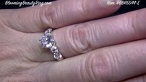 new wedding ring 6 Prong Round Diamond Engagement Ring On Hand Video 1