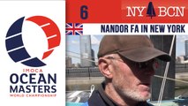 Nandor Fa arrives in New York for the start of the NY - Barcelona Race
