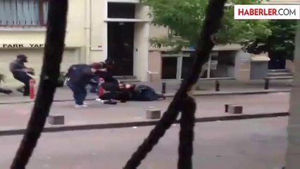 Polisten Göstericiye Sert Müdahale