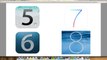 NEW iOS 8 vs. iOS 7 vs. iOS 6 vs. iOS 5 - Logo Comparison