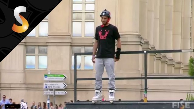 Stephane Alfano - 3rd Final Roller Slopestyle - FISE World Montpellier 2014