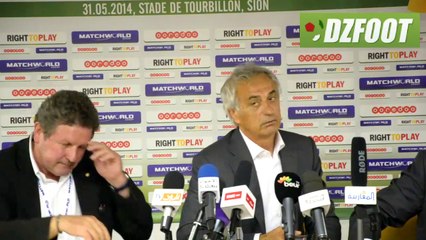 Point de presse d'Halilhodzic après l'Arménie