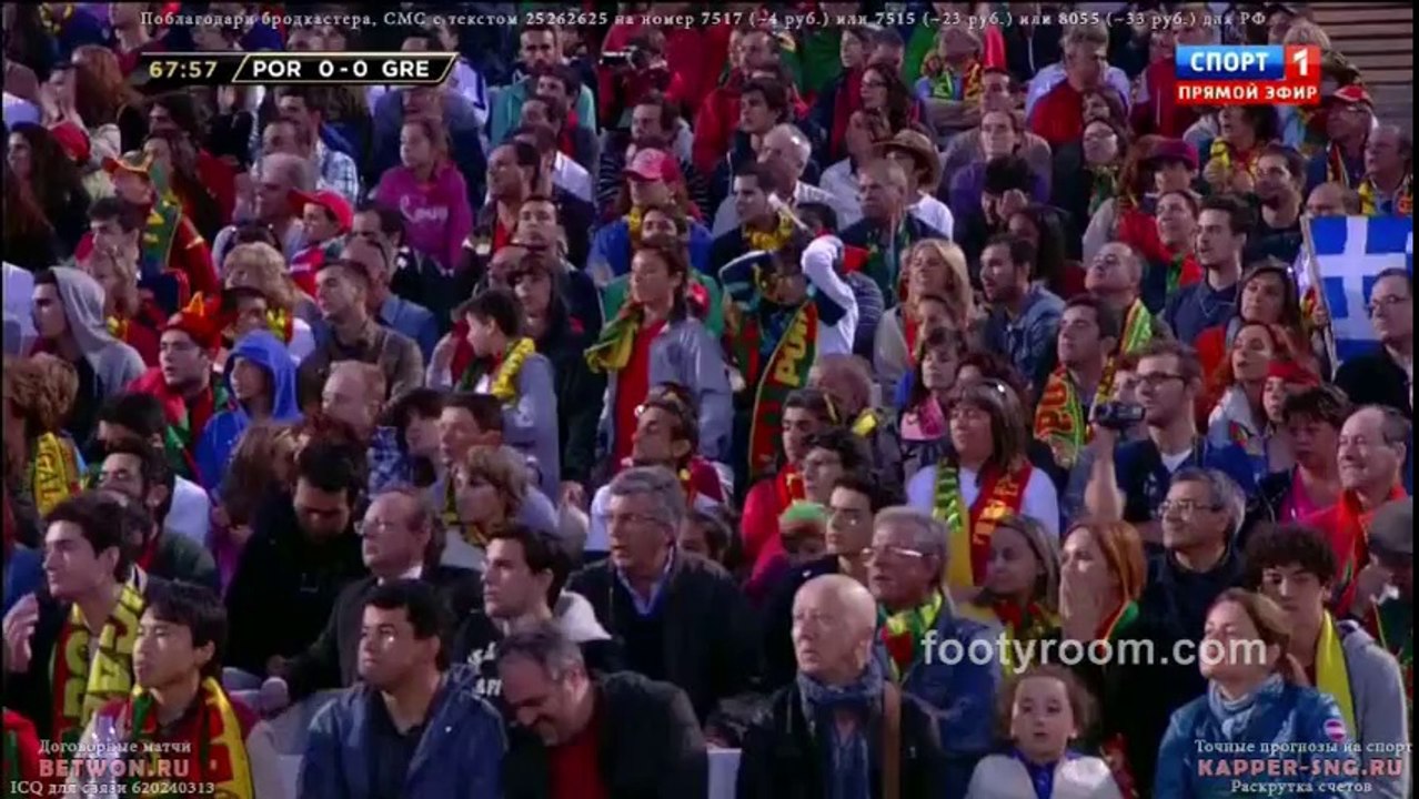 Portugal 0 - 0 Greece Footyroom.com