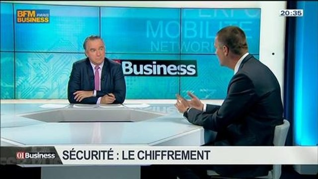 Pourquoi le cryptage des informations de l’entreprise reste le seul rempart contre le piratage: Serge Binet, Guillaume Poupard et Gérôme Billois, dans 01Business - 31/05 3/4