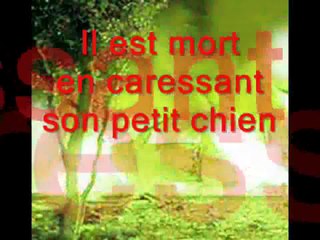 Hervé CRISTIANI - Une seconde avant (Avec texte)