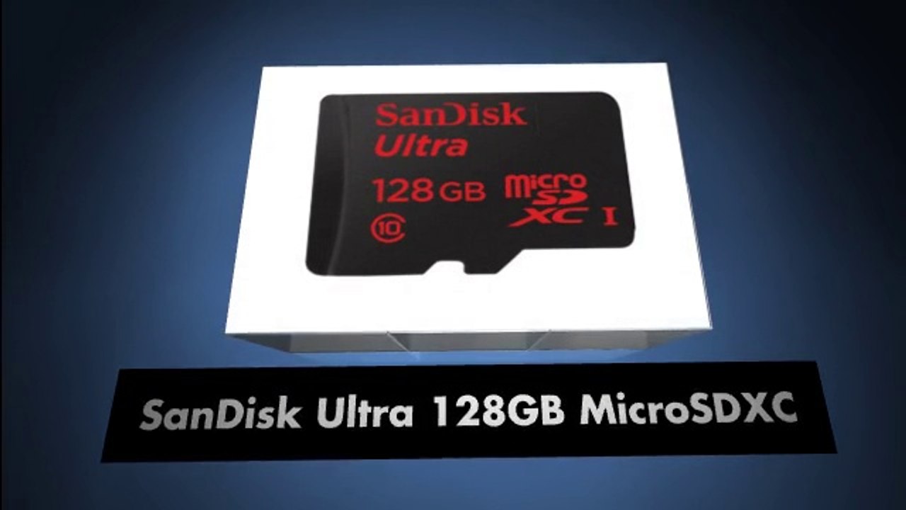 SanDisk Ultra 128GB MicroSDXC Class 10 UHS Memory Card Speed Up To 30MBs With Adapter - SDSDQUA-128G-G46A