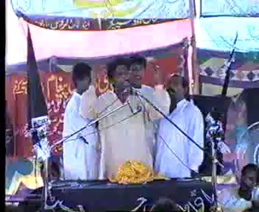 Zakir Matlube  Hussain marhoom yadgar majlis 1992 at shahpur