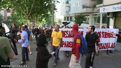 Manifestación por la okupación en Alcorcón (Madrid)