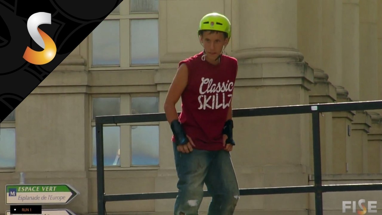 Yuma Baudoin - 2nd Final Roller Slopestyle - FISE World Montpellier 2014