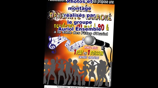 Soirée Dansante Karaoké 30-05-2014 - diaporama - Auriol 2014