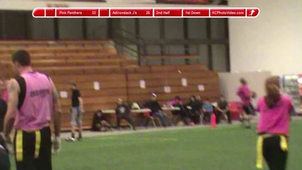 Indoor Flag Football - Adirondack J's vs. Pink Panthers - 01-26-2014 - Full Game