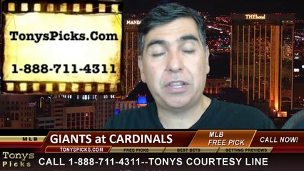 MLB Pick Prediction St Louis Cardinals vs. San Francisco Giants Odds Preview 6-1-2014