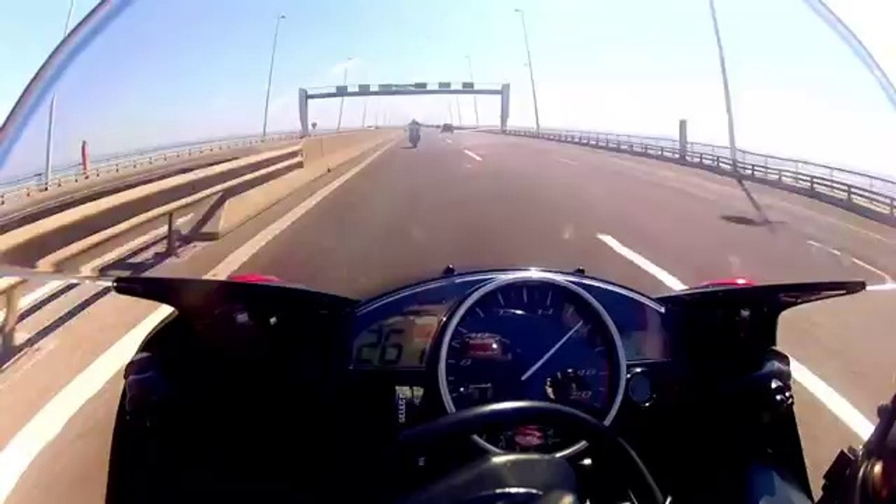 R6 vs R1 na Ponte Vasco da Gama