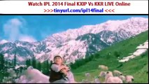 Watch IPL 2014 IPL 7 Finals KKR Vs KXIP Final Live Online