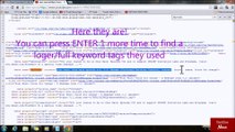 How to find tags and keywords from any youtube videos