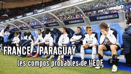 France-Paraguay : la compo probable de l'EDF