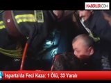 Yolcu Otobüsü, Kamyonla Çarpıştı: 1 Ölü, 33 Yaralı