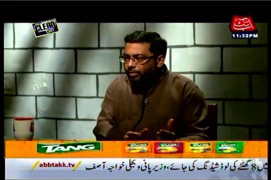 Abb Takk Clean Chit Sajid Hassan with MQM Dr. Sagheer Ahmed (31 May 2014)