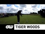 Tiger Woods Smashing a Driver on the 7th Tee at Royal Lytham & St Annes - The Open Championship 2012