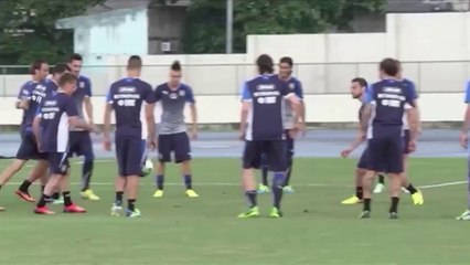 Italy prepare for Confederations Cup