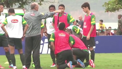 Brazil train ahead of England friendly