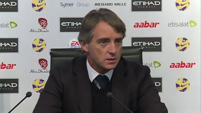 Man City 5-0 Aston Villa | Mancini post match Interview | English Premier League - 18-11-2012