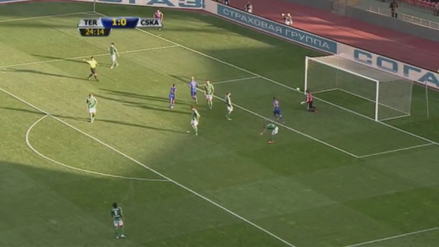 CSKA Moscow 2-1 Terek Grozny | Russian Premier League | 27-10-12