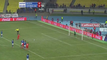 Roman Shirkov's penalty vs Azerbaijan | Goals & Highlights - 16-10-12