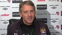 Fulham v Man City - Mancini on conceding goals | English Premier League 2012-13