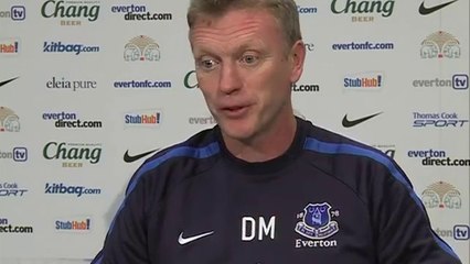 Everton's David Moyes pre Man Utd game