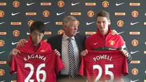 Sir Alex Ferguson holds press conference for Shinji Kagawa and Nick Powell