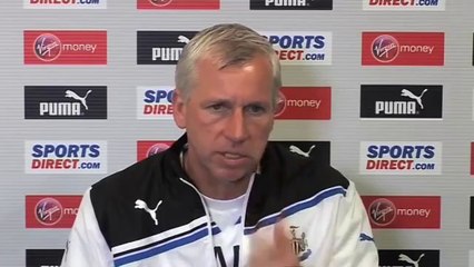 Newcastle v Liverpool - Pardew full press conference | Premier League 2012